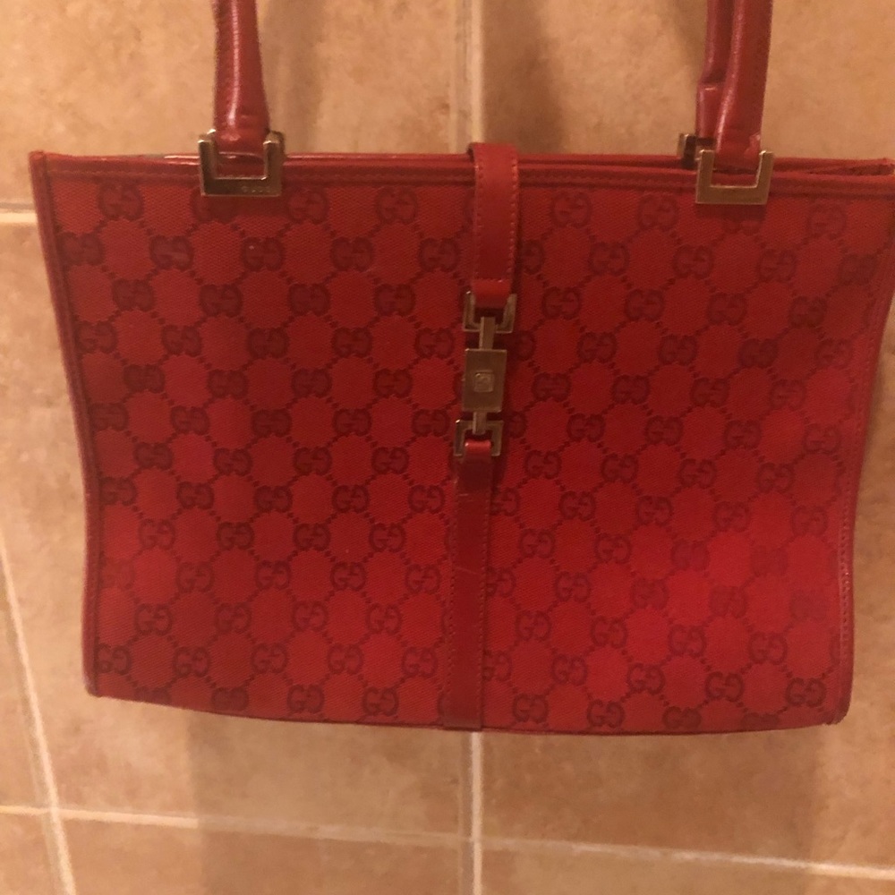 Authentic Gucci Red Beautiful Purse